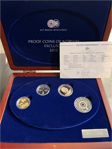 Proof Coins of Norway 2012. Proof