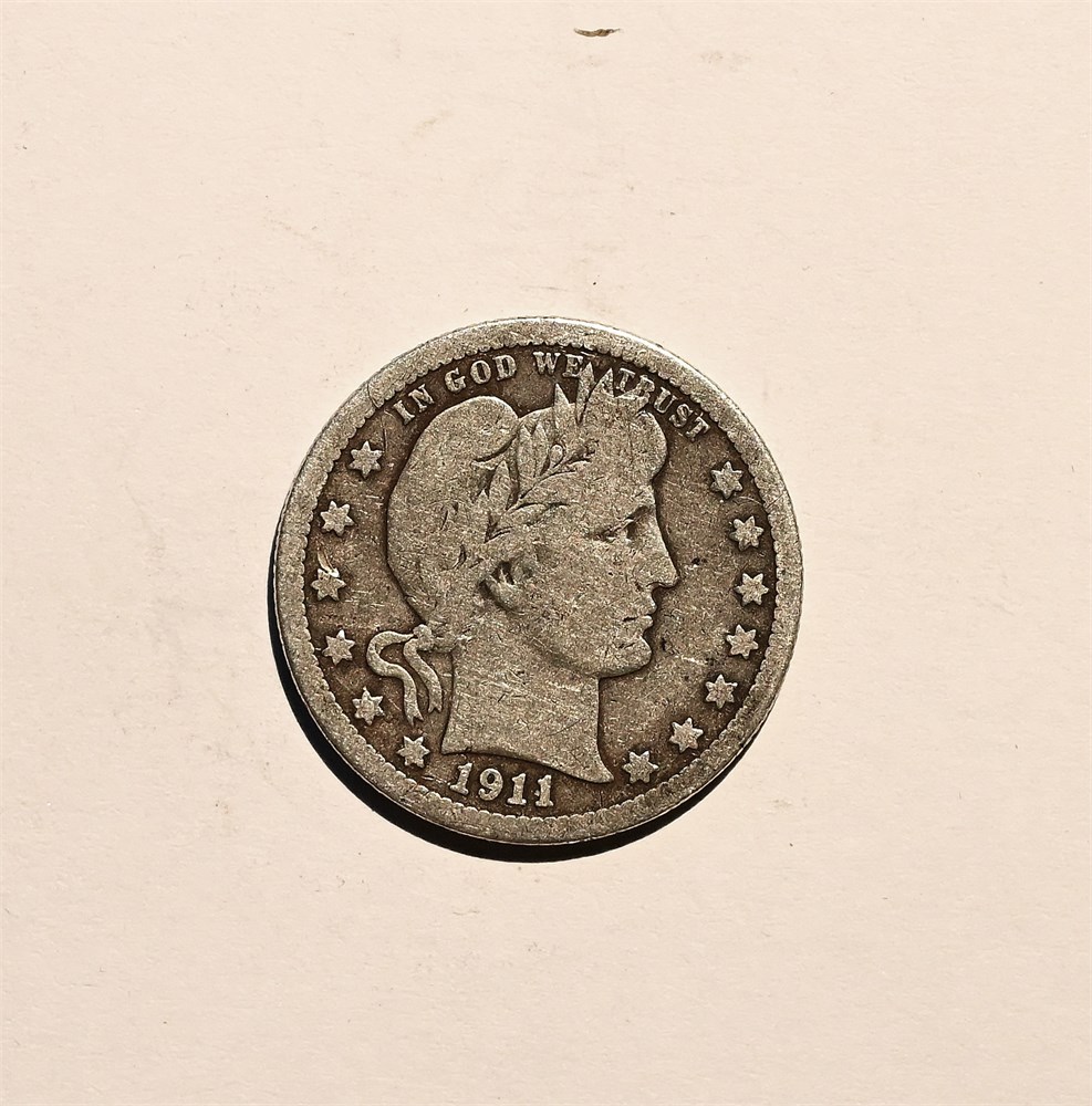 USA 1/4 dollar 1911 kv. 1/1