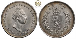 12 skilling 1846/5 Oscar I. Kv.0