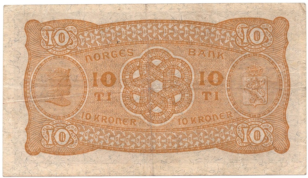 10 kroner 1932 R.7802568. Kv.1