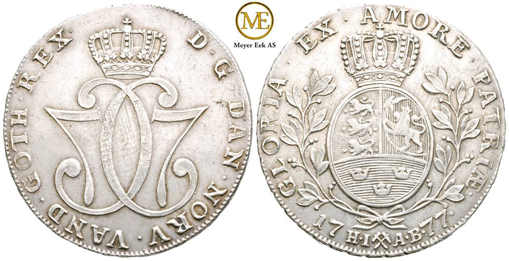 Speciedaler 1777 Christian VI. Kv.01