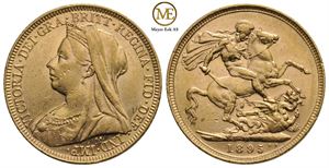 Sovereign Victoria 1895. Kv.1+