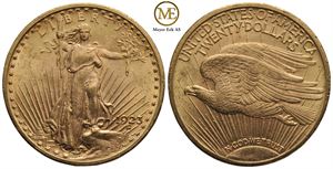 20 dollar 1923 St. Gaudens. Kv.01