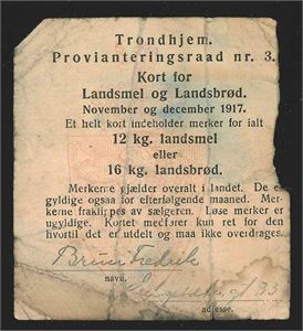 Trondhjems provianteringsraad 1917 kv. 1-