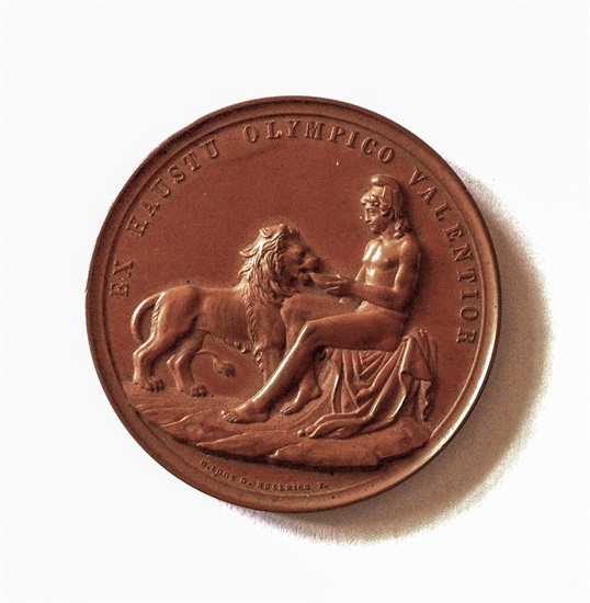 50 års jubileet for Universitet i Oslo 1861 bronse kv . 0