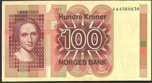 100 kr 1981AA kv. 1