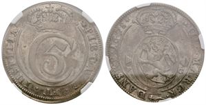 4 Mark 1678 Christian V. Kv.1+