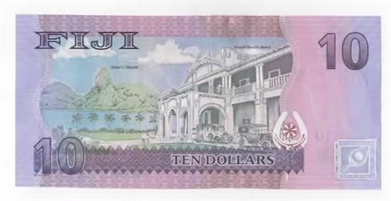 Fiji 10 dollars u/år (2013) kv. 0