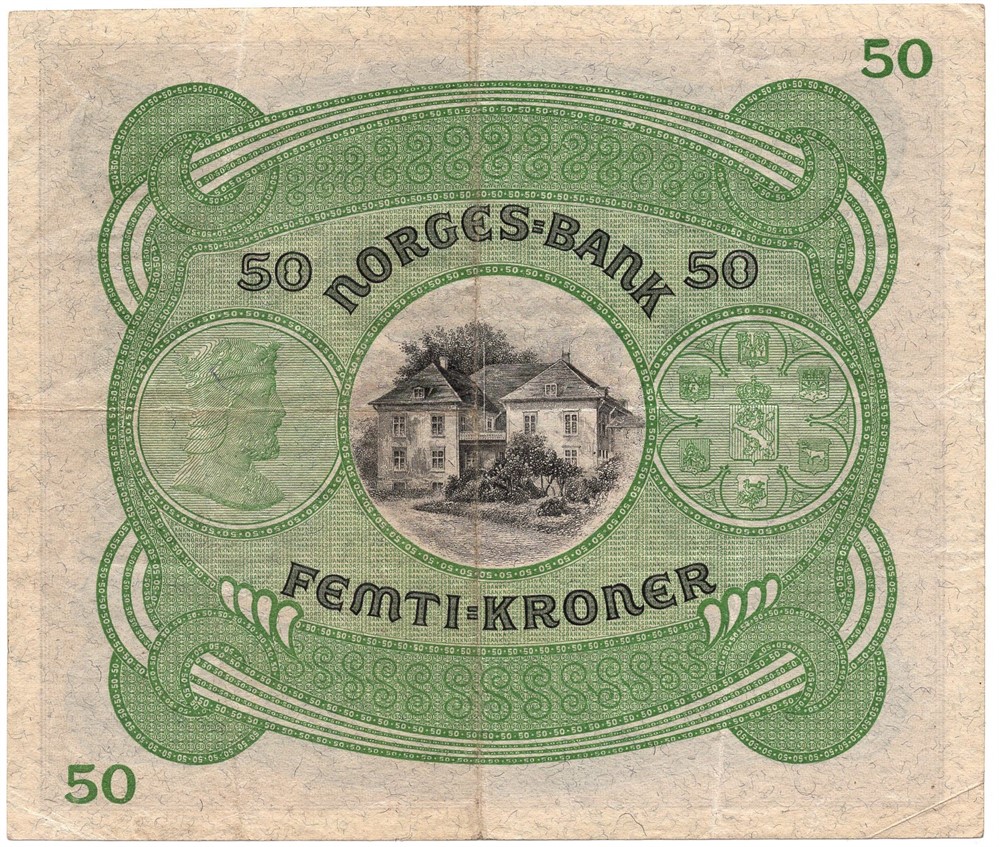 50 kroner 1942 C.6474276. Kv.1