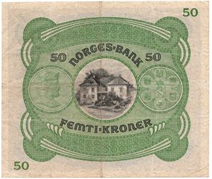 50 kroner 1942 C.6474276. Kv.1
