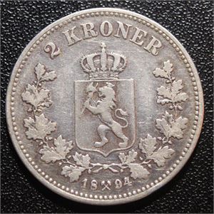 2 krone 1894 kv. 1