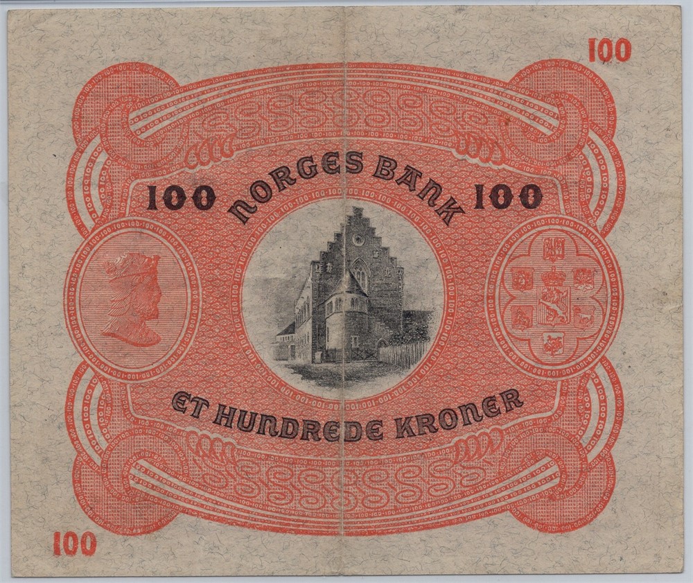 100 kroner 1919 A.3327445. Kv.1+
