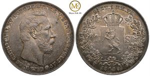 Speciedaler 1865 Carl XV. Kv.0/01