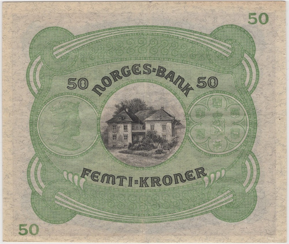 50 kroner 1943 C.80364447. Kv.1+
