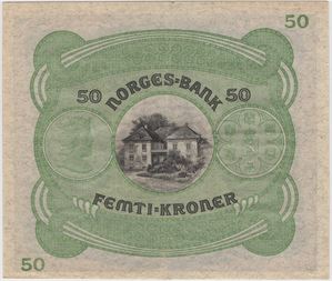 50 kroner 1943 C.80364447. Kv.1+