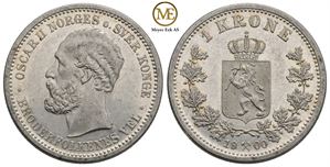 1 krone 1900 Oscar II. Kv.0