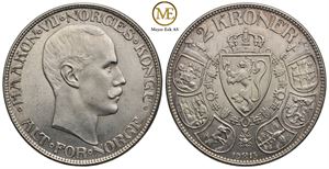 2 kroner 1915 Haakon VII. Kv.0