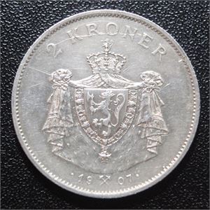 2 kroner 1907 kv. 01