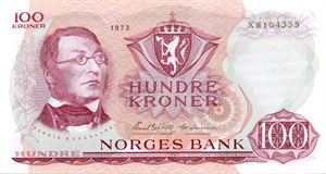 100 kroner 1973 X ex. RMF 15.10.16