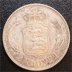 2 krone Danmark 1915 kv. 1+