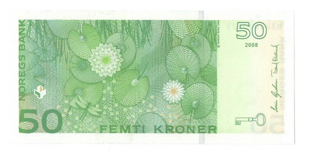 50 kroner 2008 B3 kv.0