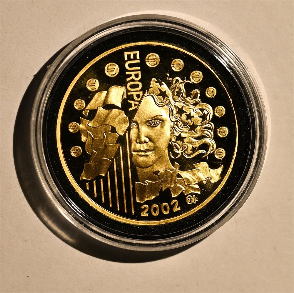 Frankrike 20 euro 2002 kv. Proof