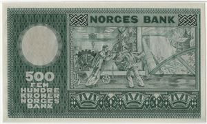500 kroner 1956 A.0800175. Kv.0