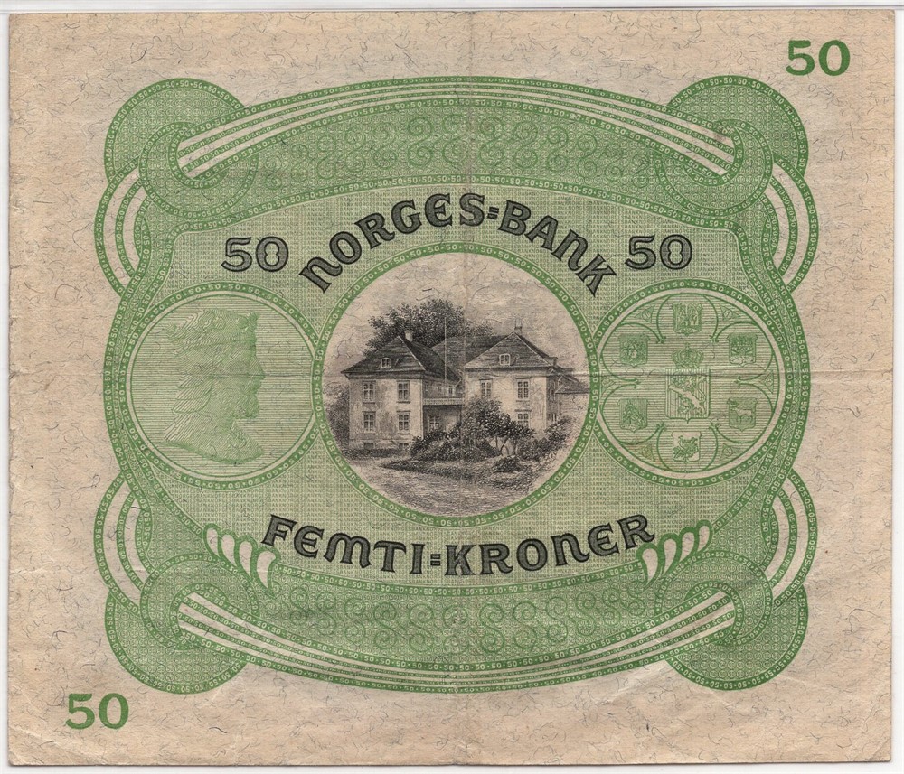 50 kroner 1940 B.8859008. Kv.1