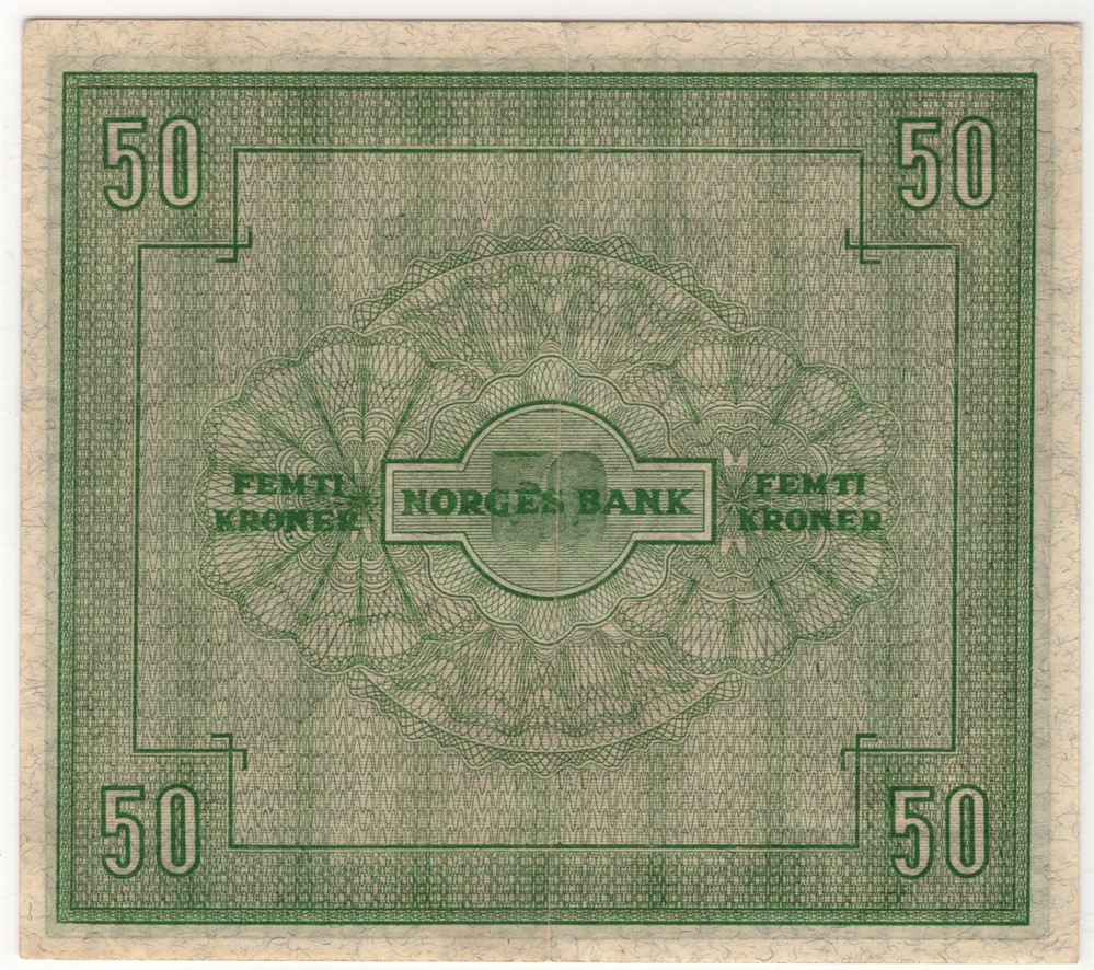 50 kroner 1945 A. Kv.01