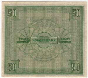 50 kroner 1945 A. Kv.01