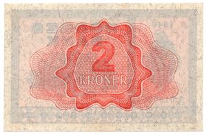2 kroner 1940 A.0169254. Kv.0/01