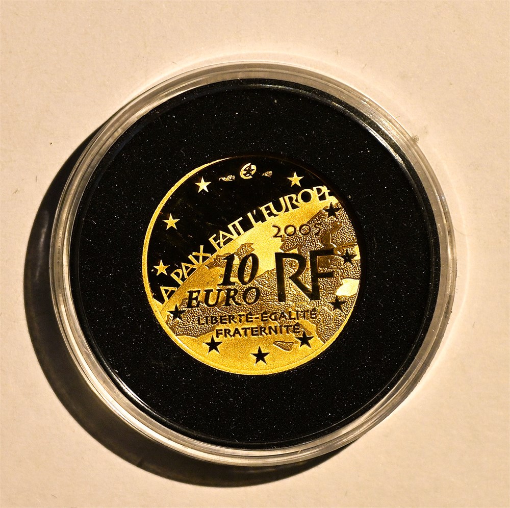 Frankrike 10 euro 2005 kv. Proof