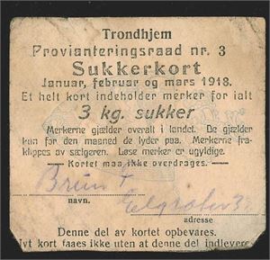 Trondhjems provianteringsraad 1918 kv. 1-