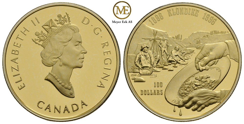 100 dollar Canada 1996. Proff