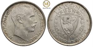 1 krone 1913 Haakon VII. Kv.0