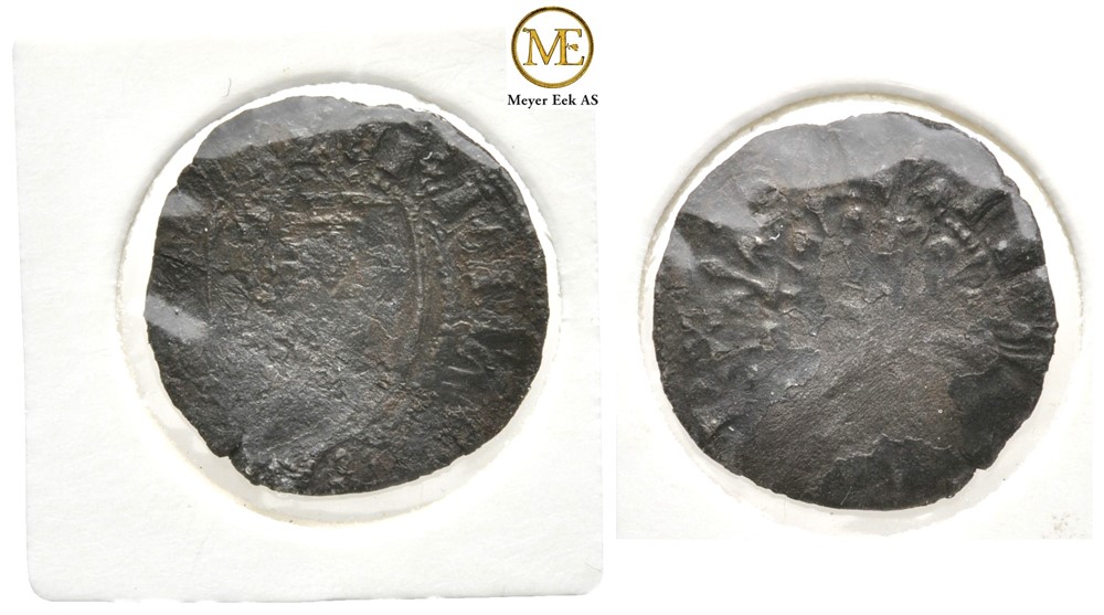1/2 penning Eirik Mangusson (1280-1299) Kv.1-