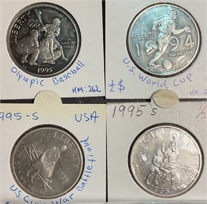 USA 1/2 $ 1994p,95s,s,s jub kv 0