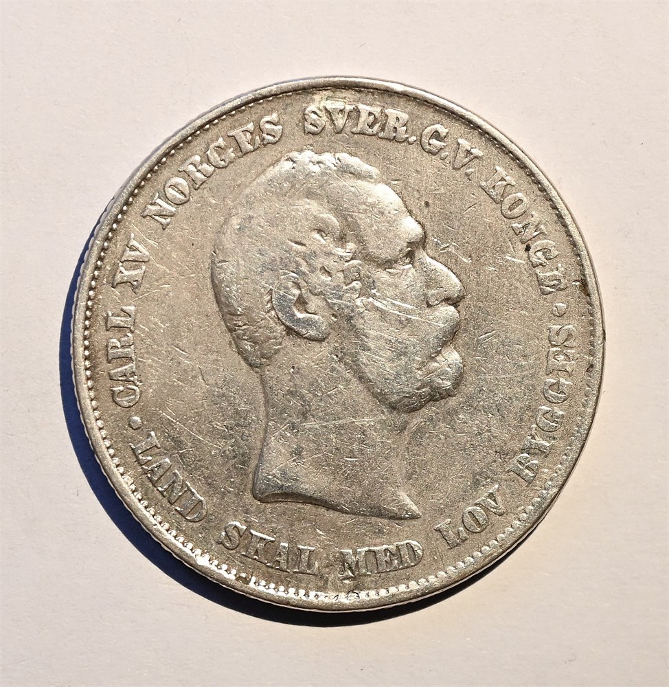 Norge 1 speciedaler 1862 kv. 1