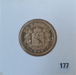 20 kroner 1878 gull