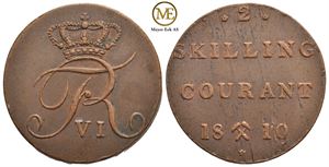 2 skilling 1810 Frederik VI. Kv.01