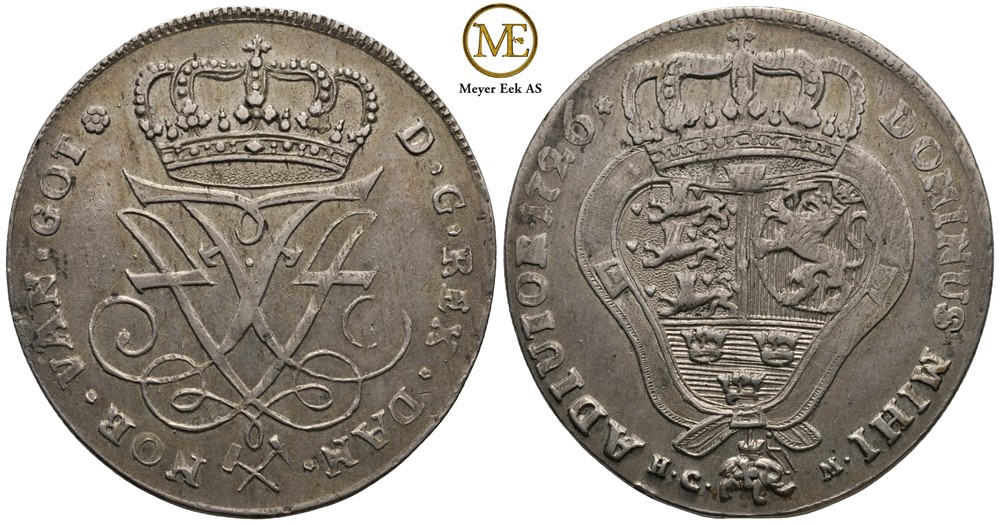 4 mark 1726 Frederik IV. Kv.1+
