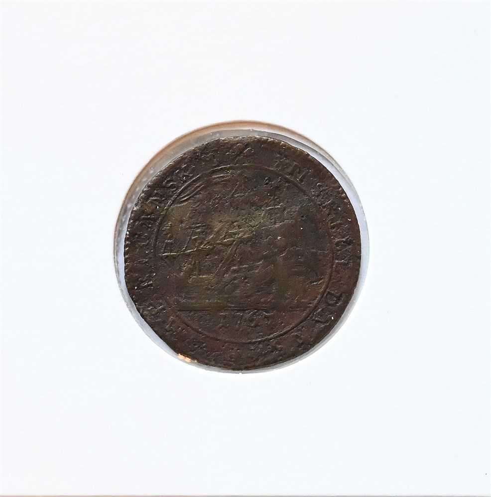 Dansk Vest India 12 skilling 1767 kv. 1-/2