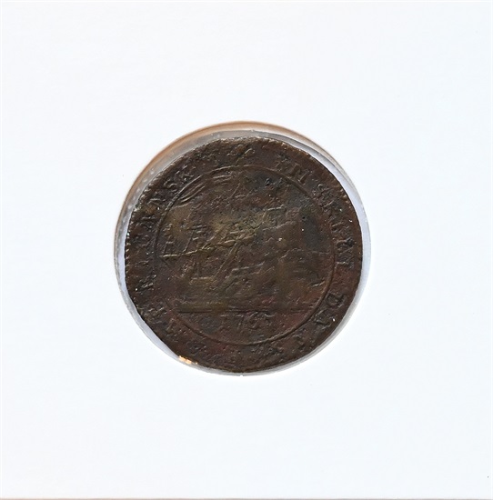 Dansk Vest India 12 skilling 1767 kv. 1-/2