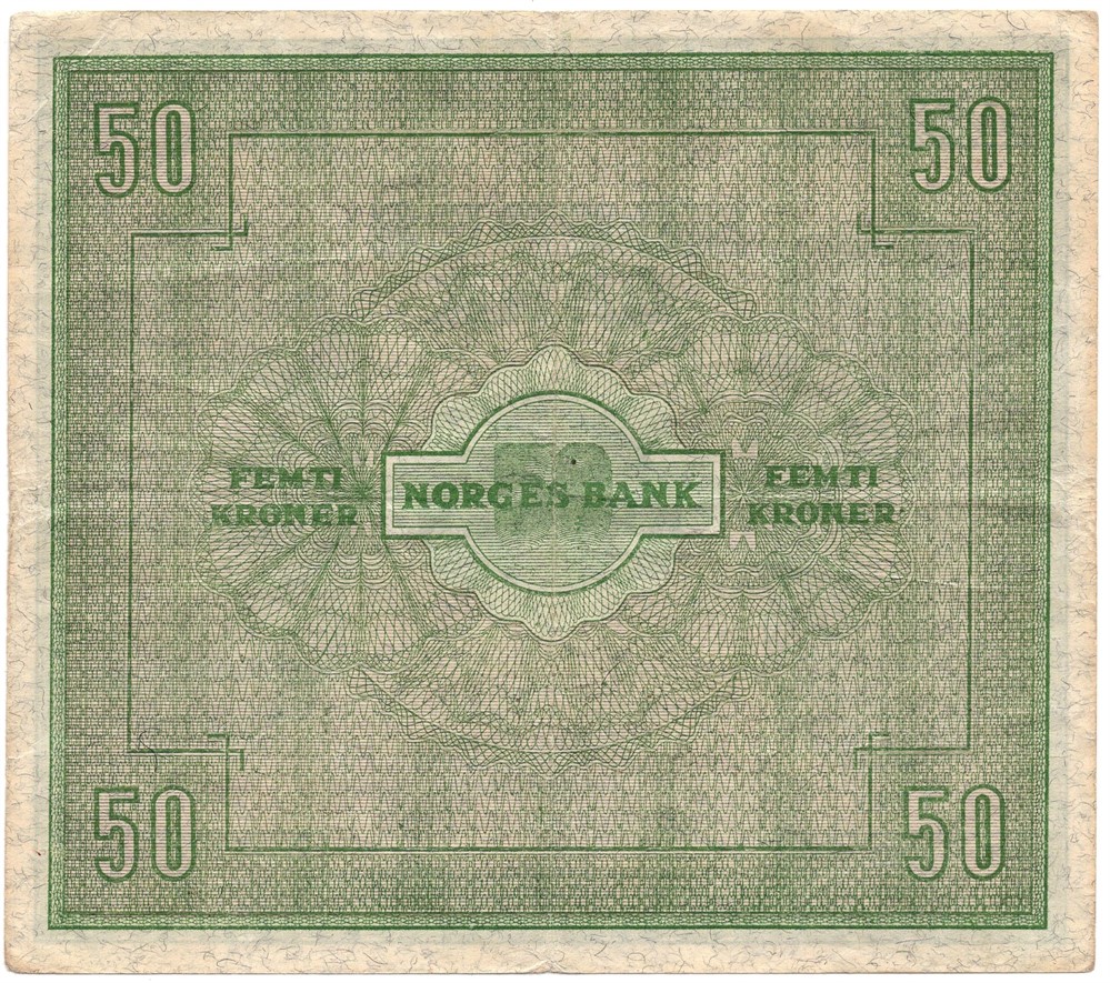50 kroner 1945 A.2635491. Kv.1/1+