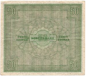 50 kroner 1945 A.2635491. Kv.1/1+