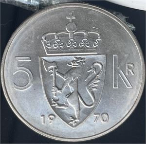 5 kroner 1970 Kv.0