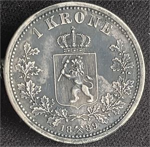 1 krone 1889 Kv.01