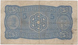 5 kroner 1922 H.1509219. Kv.1-