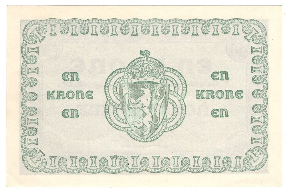 En krone 1917.B. Kv.0/01