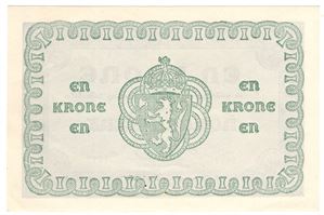 En krone 1917.B. Kv.0/01